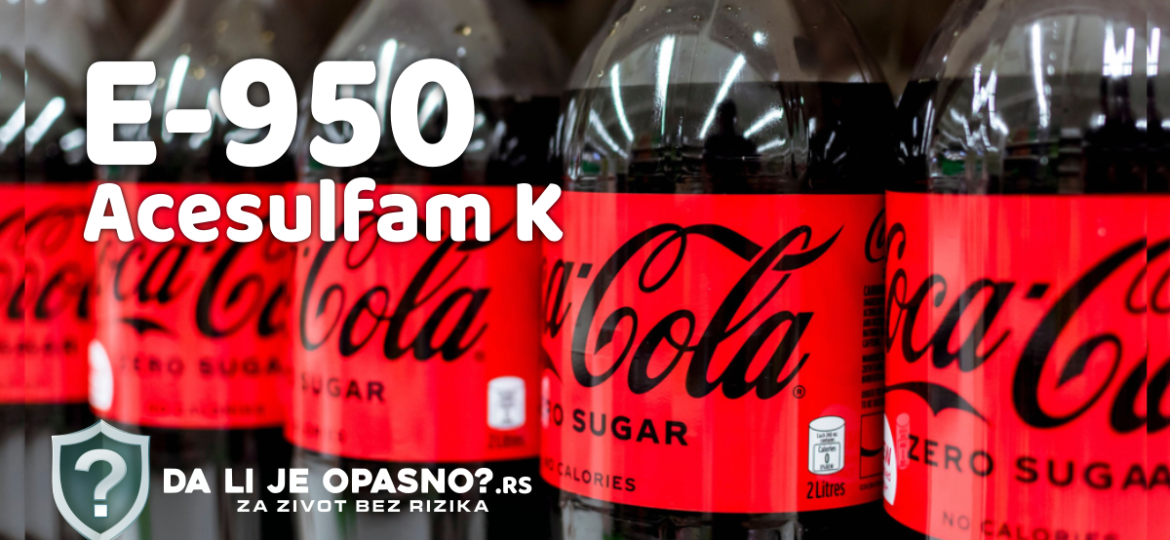 E950 Acesulfam K na deklaraciji – veštački zaslađivač u zero proizvodima