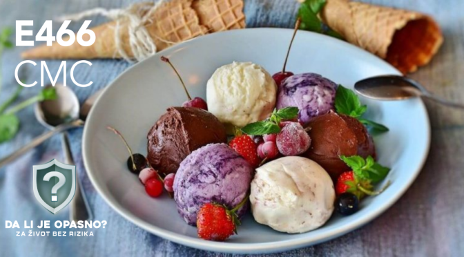Deklaracija proizvoda sa označenim aditivom E466 (karboksimetil celuloza)