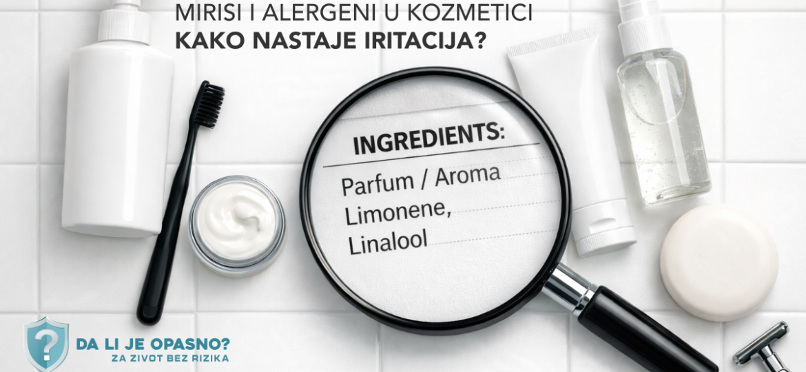 Mirisi i alergeni u kozmetici – Parfum na INCI listi i iritacija kože