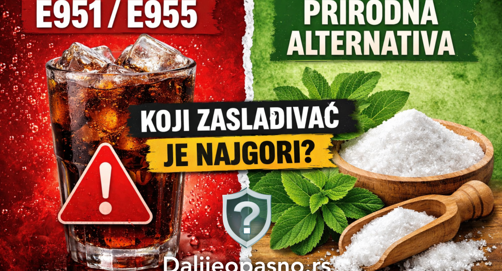 zaslađivači u hrani poređenje veštački i prirodni uticaj na insulin i zdravlje